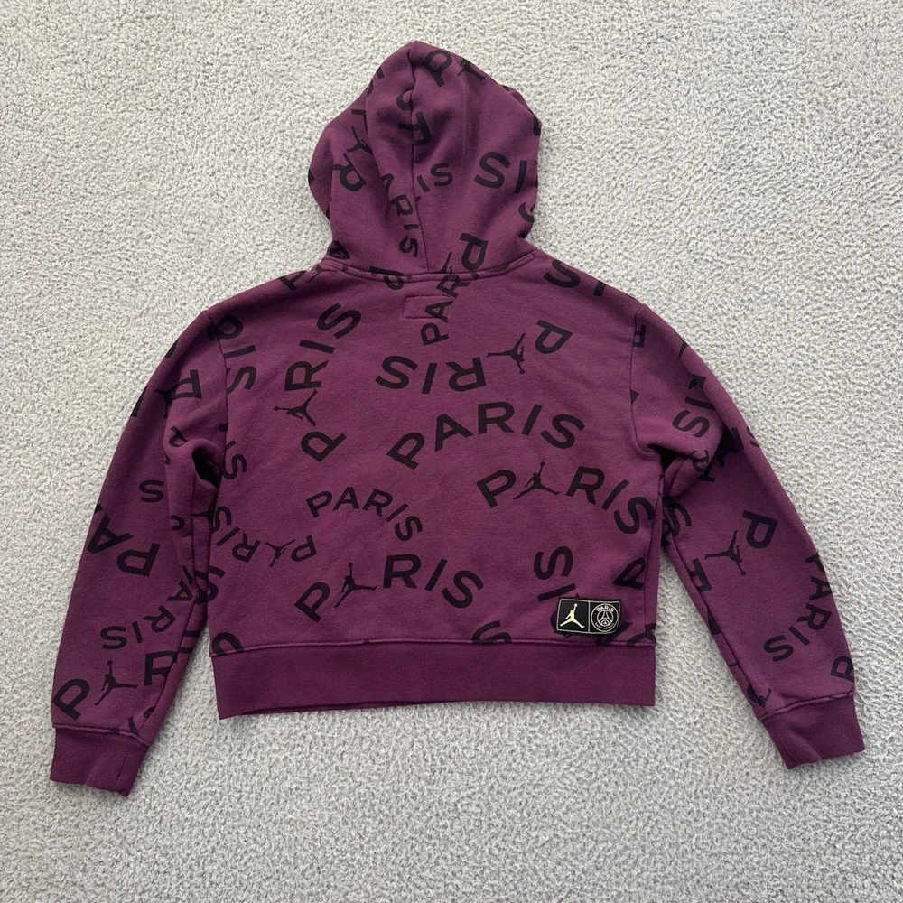 Jordan Paris Saint Germain PSG Pullover Hoodie Sweatshirt Sz Youth Large 12/13
